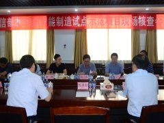 工信部智能制造試點示范項目審查組走進(jìn)公司