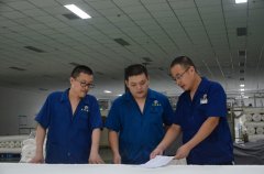 家紡成品車間盤(pán)點(diǎn)“我與效益提升”